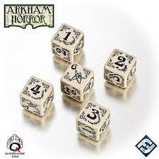 ARKHAM HORROR - BONE DICE SET (5)